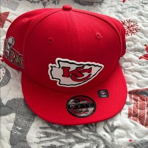 Red Kansas City Chiefs Snapback Hat